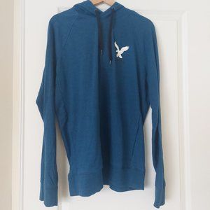 American Eagle Outfitters Hooded Sweatshirt L Lapis Lazuli